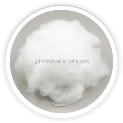 100% Polyamide 6 Nylon Staple Fiber 2.5Dx51mm Raw White for Spinning PA 6 Staple Fiber Nylon Fiber