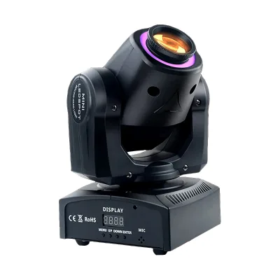 Lotus 60W LED Spot moving head Light with led ring Remote Control Disco Lamps for Home Room Parties Birthday Wedding Bar