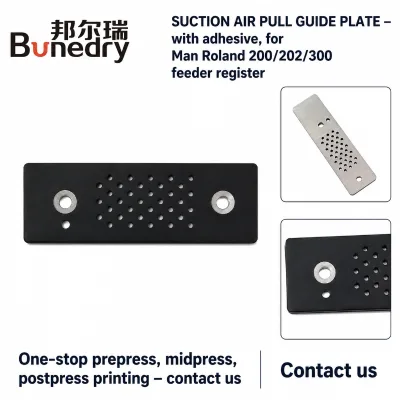 Suction Air Pull Guide Plate with Glue for Man Roland 200 202 300 Offset Printing Press Feeder Register System Spare Parts