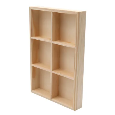 Cheap Desktop Small Wooden Storage Tray Jewelry Packing Organizer Box Without Lid