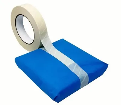 CFULL Steam Sterilization Autoclave Indicator Tape Monitor Rolls Pressure Sensitive Adhesive Heat Resistant 2-Year Warranty