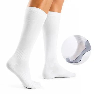 Thick Cushion Soccer Socks Breathable Moisture Wicking Sports Socks with Reinforced Heel and Toe for Football