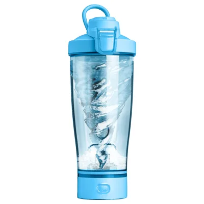 600 ML Strong Stirring Power USB Charging Electric Shaker Bottle with Detachable Bottom, Safe to Clean for Gym Sport