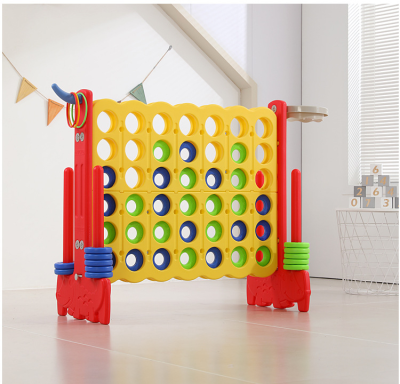 Giant 4-in-a-Row Connect Game Outdoor/Indoor Jumbo Size with Stand - Fun Party Supplies for Adults & Kids