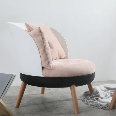 Wholesale Modern Home Furnitures One Seat Living Room Single Sofa Chair With Wooden Leg