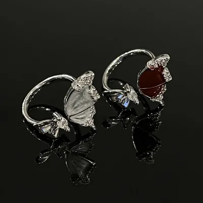 Butterfly Open Elegant Sweet Niche Design Ring Ins Cold Wind Advanced Ring