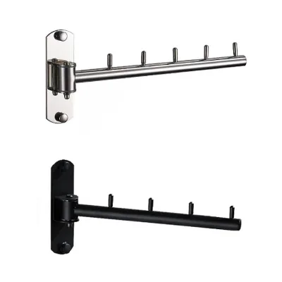 Foldable Modern Stainless Steel Clothes Dryer Drying Rack Wall Hanger Organizer Laundry Garment Bathroom Accessories Easy