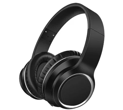 China Manufacturer's Wired ANC Noise-Cancelling Earphones 40mm Speaker IPX-0 Waterproof Portable Foldable Music Headphones