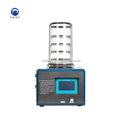Bench Top Laboratory Automatic Plc-Controlled Electric Fruit Coffee Freeze Drying Machine Vacuum Freezing Drying Machine