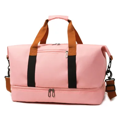 Wholesale Custom Logo Fashion Duffel Bag Trending Designer Waterproof Portable Oxford Luggage Gym Sport Travel Bag