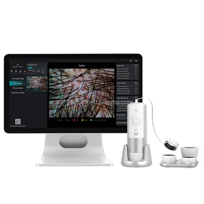 Professional Hair Scalp Treatment Scalp Massager 3D Skin Analysis Machine With Cloud Data Storage Hair Analysis Machine