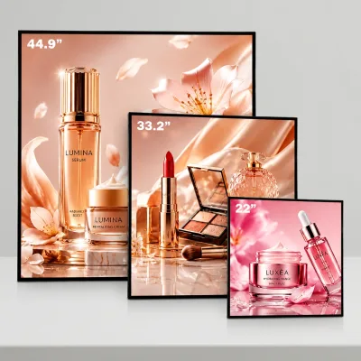 OEM 22/33.2/44.9Inch LCD Screen Android Advertising Display Wall-Mounted LED Backlight for Indoor Retail Shop Restaurant Bar Use