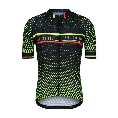 Men Bike Shirts Recyclable Cycling Jersey Team Smart Fabric Bicycle Wear Laser Cut Biking Shirt Bicycle Gear Cycling Jersey