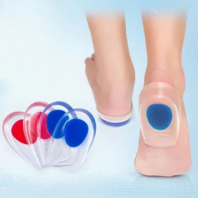 Silicone Gel Adjustable Orthotic Back of Heel Spur Cushion Inserts Shoe Pad