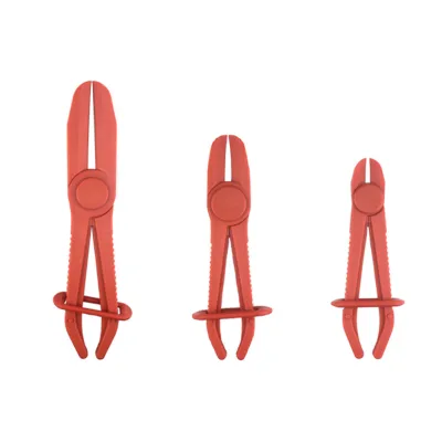 3 Piece Flexible Hose Clamps Pliers Tool Brake Fuel Water Line Clamp Pliers for Car Repair Hose Clamp Removal Hand Tool