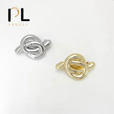 PL Europe and America Headwraps Hair Accessories Women Simple Cylindrical Metal Horsetail Buckle Hair Clips