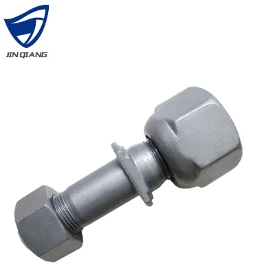 JQ High Quality Wheel Hub Bolts and Nut,  Hot Dip Galvanizing  Grade 10.9 Hex Bolts for Daewoo