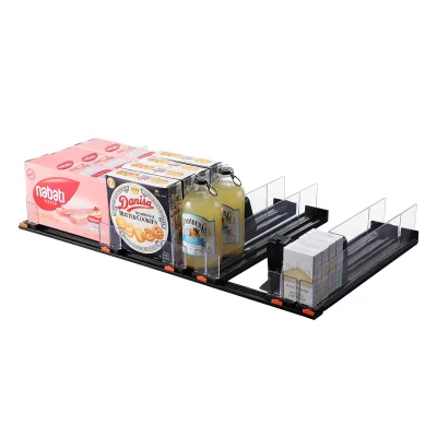 Adjustable Plastic Pusher for Case Rack Displaying Shelf for Different Product Displays in Stores