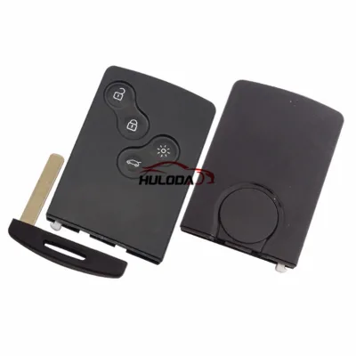 For Renault Clio III 4 Button Keyless Remote Key Without logo Used for After 2013 Year Car. Chip  Is AES Chi