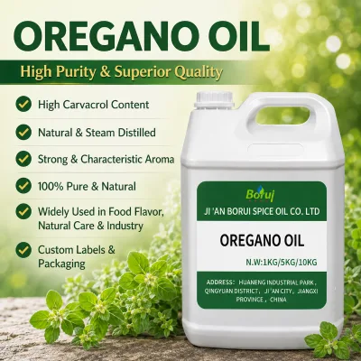 Pure Oregano Essential Oil Hydrodistilled From Oregano Herb for Dietary Supplement Feed Additive