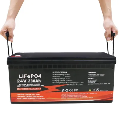 24v Lifepo4 Battery 200ah 100ah 50ah 230ah AGM 25.6v Lithium Ion Battery Marine Golf Cart Battery
