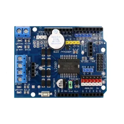 L298P Motor Shield Stepper DC Motor Driver Module Drive Expansion Boards