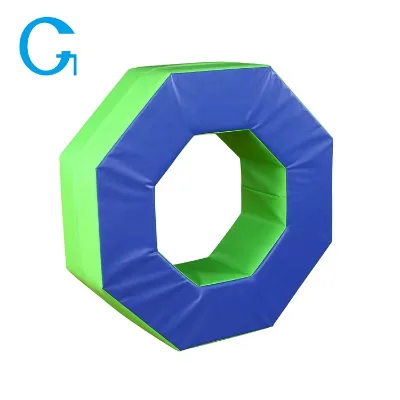 Wholesale Large Size Durable Washable Gym Octagonal Donut Hexagon Donut PVC Cover for Kids Playing