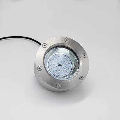 Stainless Steel Underwater Floodlight 50W-150W Salt Spray Resistant IP68 Lamp for Coastal Fountain & Marine Engineering Projects