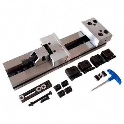 GT125High Precision 160 Vise Precision Tool Combination Flat Jaw Milling Machine CNC Machining Center Lathe Modular Vise GT