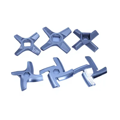 Stainless Steel Meat Grinder Cross Blade Cutterhead Spare Parts Powder Metallurgy Processing Model GMB-004