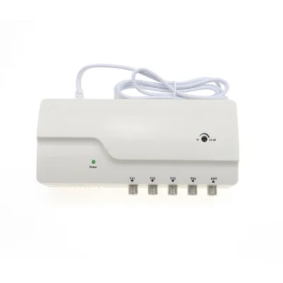Full Band Coverage Antenna Tv Professional HD Digital Cable Tv 1 in 4 Out 28 DB Domestic Amplifier