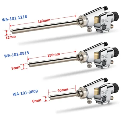 Premium Straight Extension Rod WA-101 Auto Paint Spray Gun 0609 / 0915 / 1218 Internal Deep Hole Coating Spraying Equipment