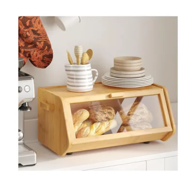 Hot Selling Large Capacity Multifunctional Space-Saving Kitchen Bread Holder Storage Box for Bread