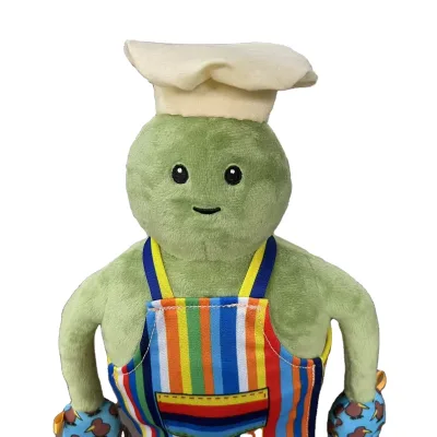 Tiny Chef Show Super Soft PP Cotton Plush Toy New Cross-Border Cartoon Animation Doll Stress Relief Washed Technics