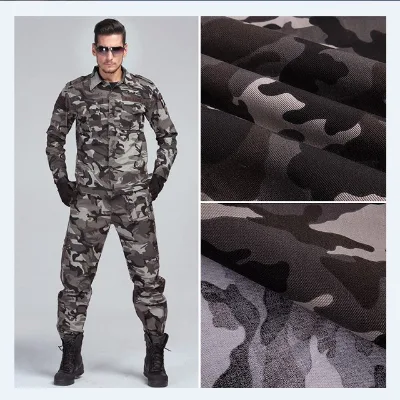 New Arrival Polycotton Uniform Camouflage Printed Fabric Polyester Brushed Durable Twill Dyed Workwear Tactical Ripstop Fabric