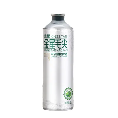 High Quality Light Ale  Kingstar Brands Pasteurized Cooked 1L Aluminum Cans Tea Style Chinese Craft Beer