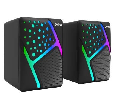 RGB Wired Gaming Speakers for Computer Easy USB Connection Colorful LED for Notebook Desktop Home Office Dynamic RGB Gaming