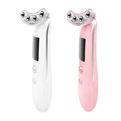 Personal Portable Micro-Vibration Anti Wrinkles Firming Tighten Skin Reduce Skin Irritation Face Massager with LCD Display