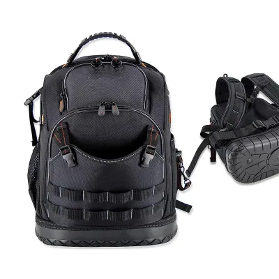 77-Pocket Tools Bag Backpack for Men Electricians Construction Large Durable Tools Bag