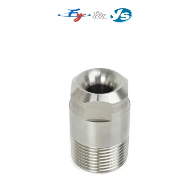 Premium Multi-Size Orifice HH-W Full Cone Spray Nozzle Stainless Steel Wide Coverage Industrial Washing Dust Reduction Head