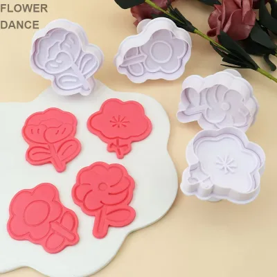 New Foreign Trade Source Creative Baking Biscuit Mold Complementary Food DIY Internet Popular Flower Spring Oven Safe