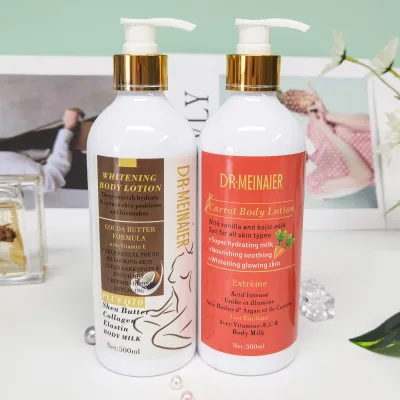 Y Luxury Care Vitamin C & Shea Butter Whitening Body Lotion Quick Hydration Nourishing Formula Long-Lasting Carrot Fragrance