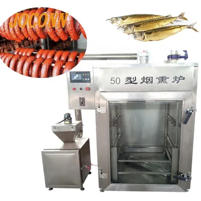Multi-functional Meat Smoking Chamber Machine Smoker Oven/Auto Hot and Cold Fish Meat Smoker/smokehouse Smoke Oven for Meat