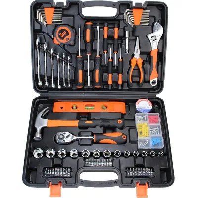 108 Pcs Multifunctional Hardware Kit Household Maintenance Universal Manual Toolbox Maintenance Box