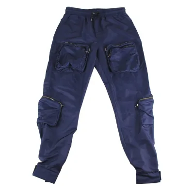 Designer Customized Polyester Heat Transfer Multi-Pocket Zipper Tooling Casual Autumn and Winter Models Utility Cargo Pants Men