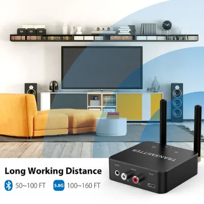 Wireless audio transmitter Transceiver, Computer Jukebox 5.8G audio transmitter,Transmitter, receiver