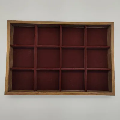 New Wooden Jewelry Display Tray for Earrings Necklace Storage with Counter Display and Finishing