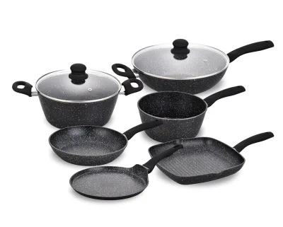4 Pieces Set Pressure Cooker Aluminum Caldero Pot Cookware Sets