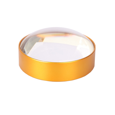 Gold Frame High Power Desktop Magnifying Glass Handheld Magnifying Glass