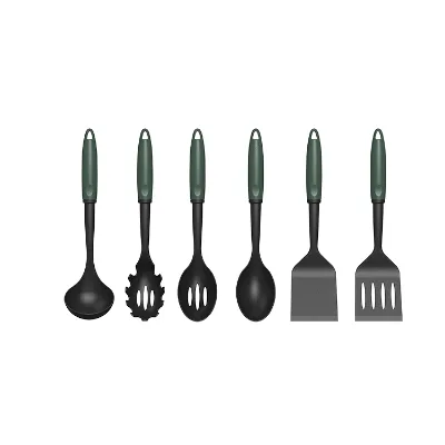 Wholesale Kitchen Multifunctional Wheat Straw Unique Handle Design Environmentally Friendly Kitchen Tools